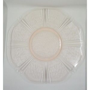 Macbeth-Evans American Sweetheart Pink Depression Glass Cake Serving Plate